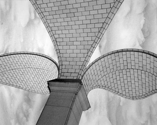 Tiled arches, Municipal Building New York City 2004