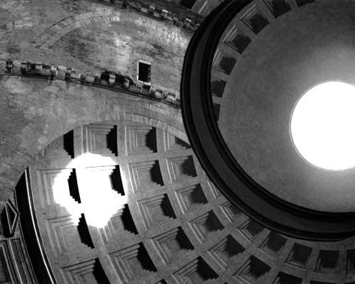 Pantheon dome and exterior wall, Rome 2006